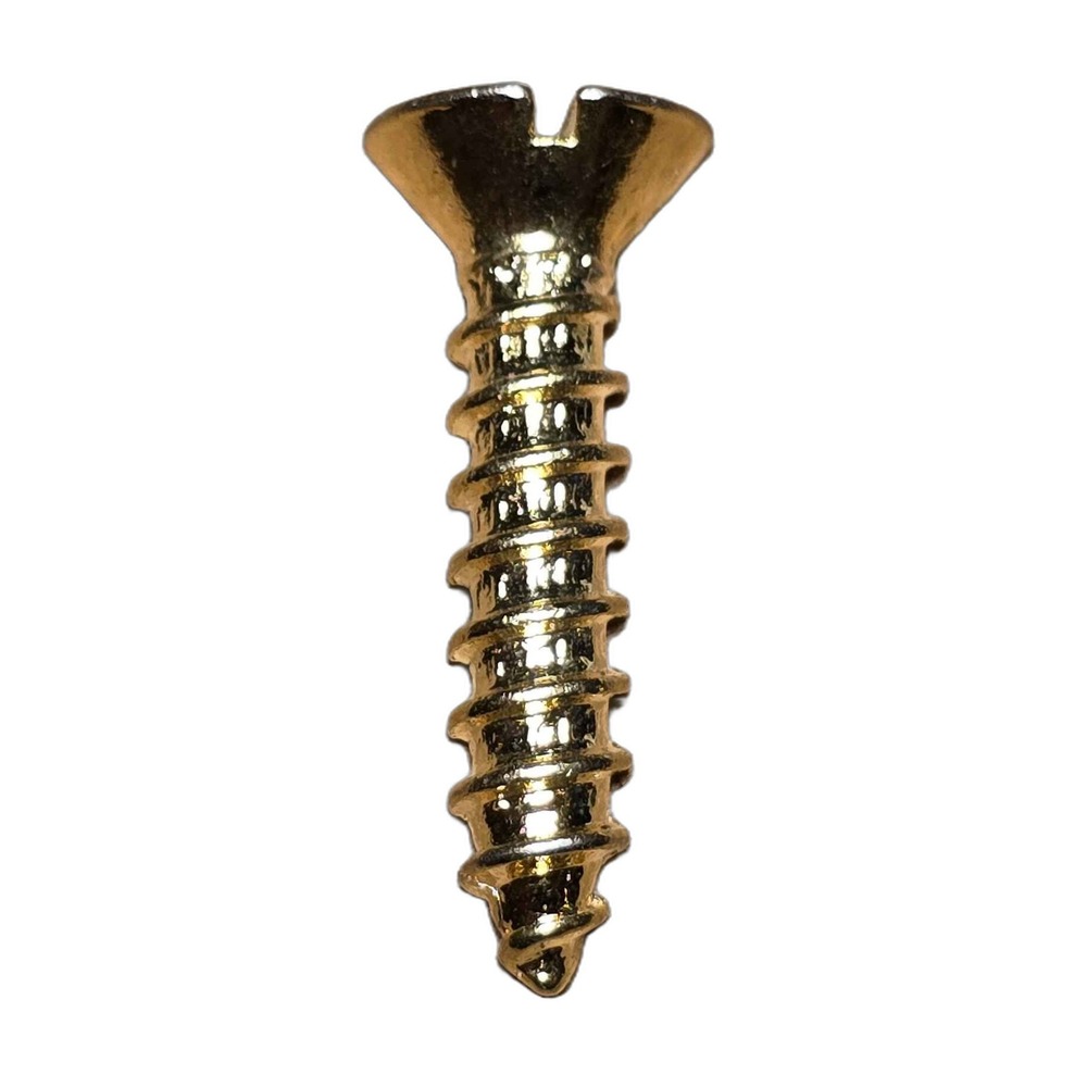 Vintage Hardware Tool Wood Screw Metal Lapel Vest Hat Pin J9